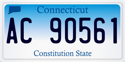 CT license plate AC90561