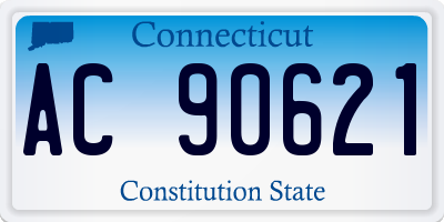 CT license plate AC90621