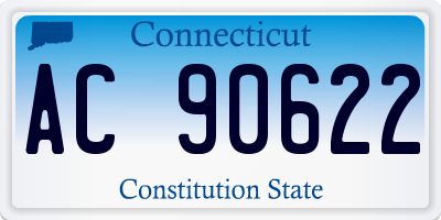 CT license plate AC90622