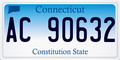 CT license plate AC90632