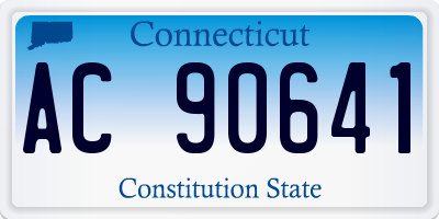 CT license plate AC90641