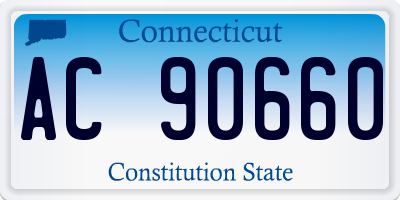 CT license plate AC90660