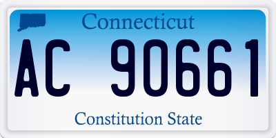 CT license plate AC90661