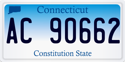CT license plate AC90662