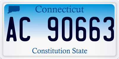 CT license plate AC90663