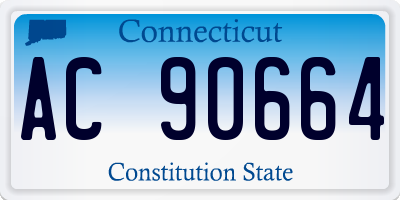 CT license plate AC90664