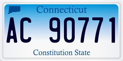 CT license plate AC90771