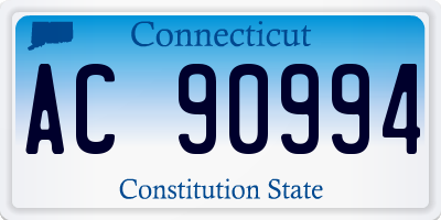 CT license plate AC90994