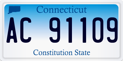 CT license plate AC91109