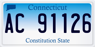 CT license plate AC91126