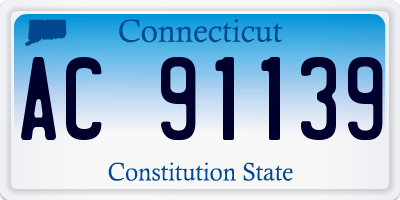 CT license plate AC91139