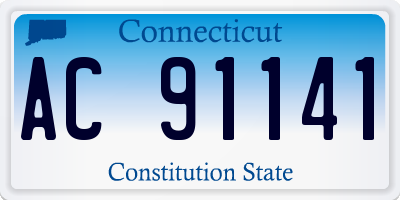 CT license plate AC91141