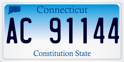 CT license plate AC91144