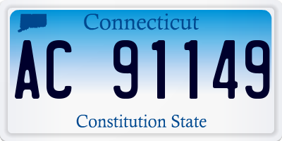 CT license plate AC91149
