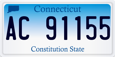 CT license plate AC91155