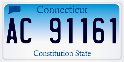 CT license plate AC91161