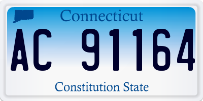 CT license plate AC91164