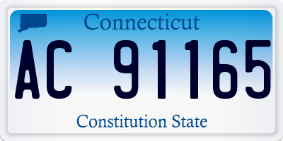 CT license plate AC91165