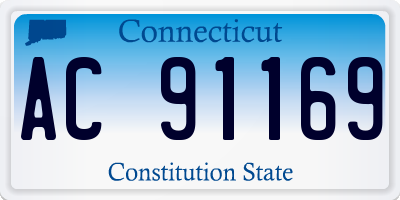 CT license plate AC91169