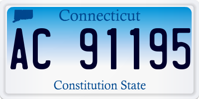 CT license plate AC91195