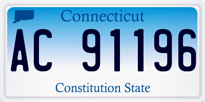 CT license plate AC91196