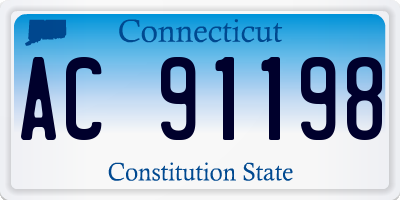 CT license plate AC91198