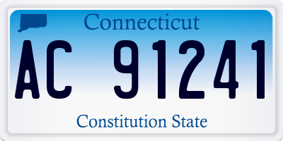CT license plate AC91241