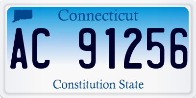 CT license plate AC91256