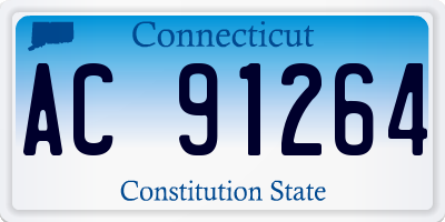 CT license plate AC91264