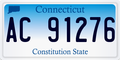 CT license plate AC91276