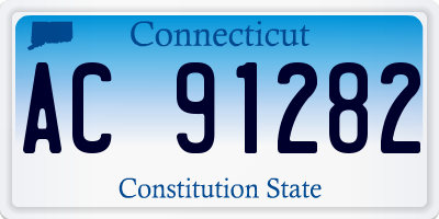 CT license plate AC91282