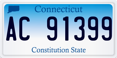 CT license plate AC91399
