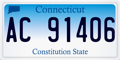 CT license plate AC91406