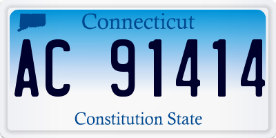 CT license plate AC91414
