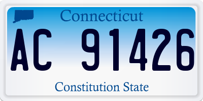 CT license plate AC91426