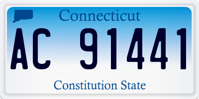 CT license plate AC91441