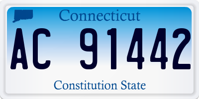 CT license plate AC91442