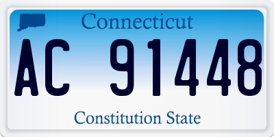CT license plate AC91448