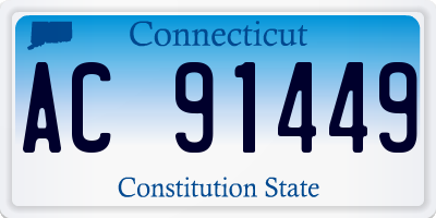 CT license plate AC91449