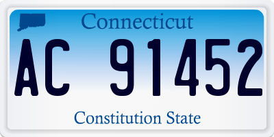 CT license plate AC91452