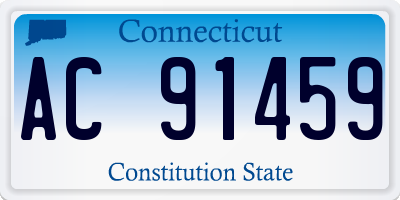 CT license plate AC91459