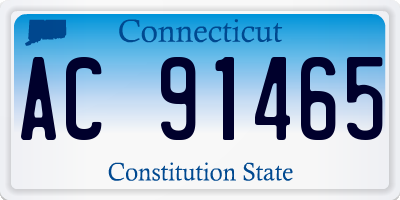 CT license plate AC91465