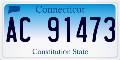 CT license plate AC91473