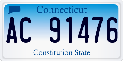 CT license plate AC91476