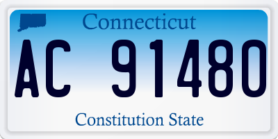 CT license plate AC91480