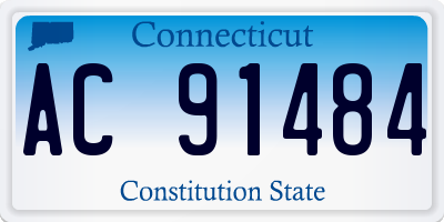 CT license plate AC91484