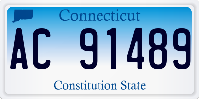 CT license plate AC91489