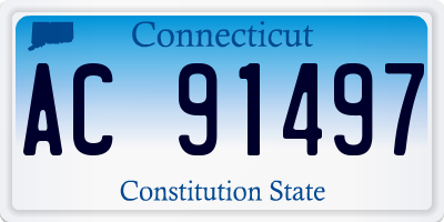 CT license plate AC91497