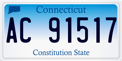 CT license plate AC91517