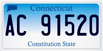 CT license plate AC91520